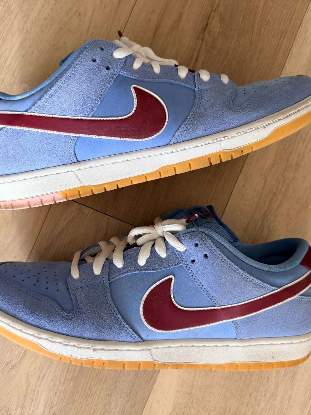 Nike SB Dunk Low Pro ‘Phillies’ Blue/Maroon Size 13